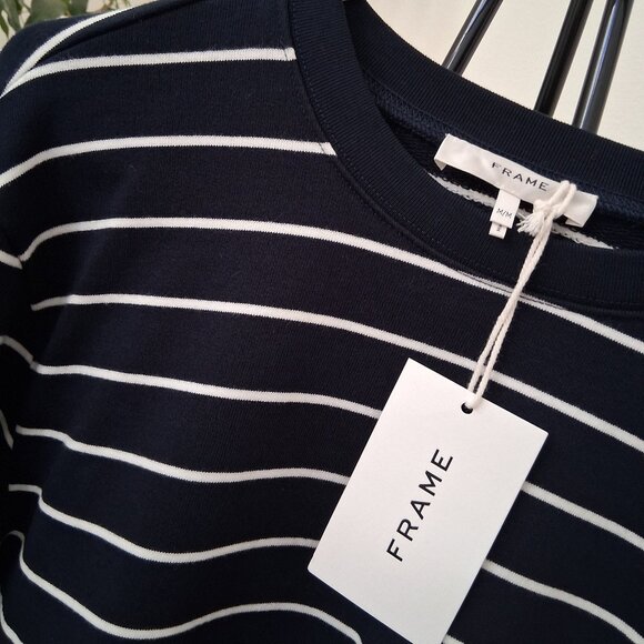 New Frame Blouson Sweater Sweatshirt Long sleeve - Picture 4 of 9